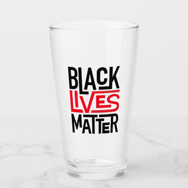 Black Lives Matter | Equal Rights Glass (Front)