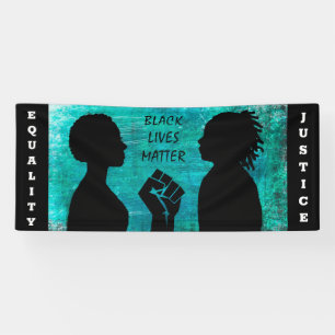Black Lives Matter Equality and Justice Banner