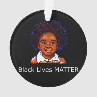 Black Lives Matter Family Child Boy Racism Son Ornament