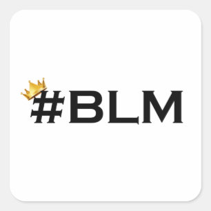 Black Lives Matter GIFT, BLM UNISEX, WOMEN, MEN Square Sticker