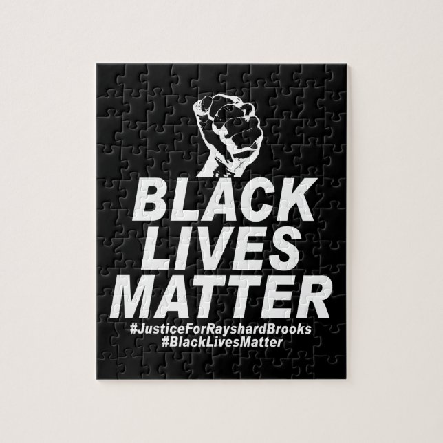 Black Lives Matter #JusticeForGeorgeFloyd #BlackLi Jigsaw Puzzle (Vertical)
