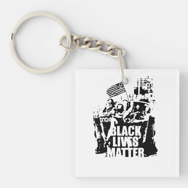 Black Lives Matter Keychain (Front)