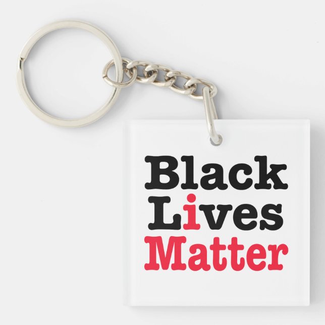 Black Lives Matter Keychain (Front)