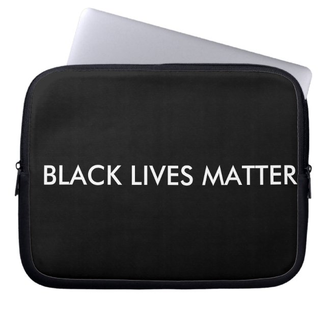 Black Lives Matter Laptop Sleeve (Front)