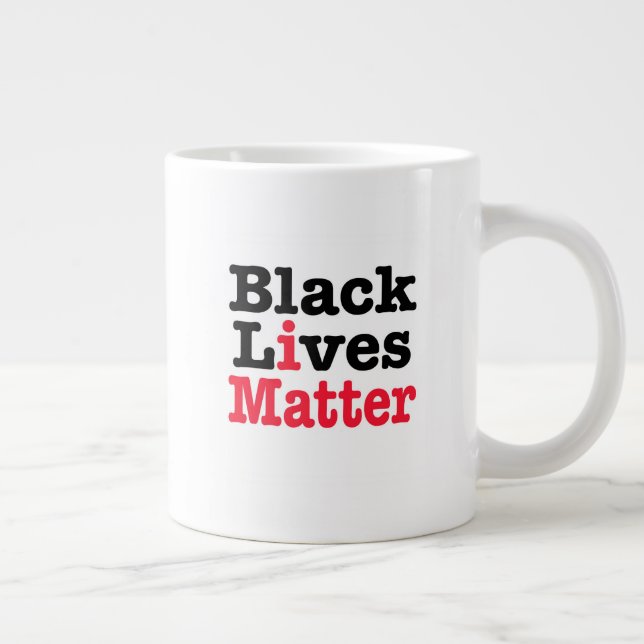 Black Lives Matter Large Coffee Mug (Right)