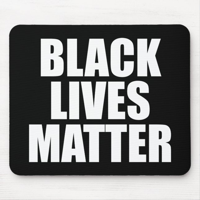 Black Lives Matter Mouse Pad (Front)