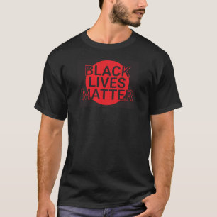 Black Lives Matter on Red T-Shirt