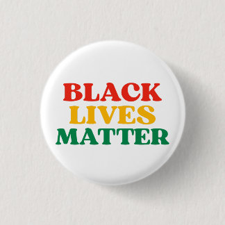 Black Lives Matter Ornament 1 Inch Round Button