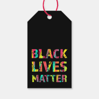 Black Lives Matter Painting 01 Rise Up Editable Gift Tags