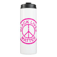 black lives matter peace sign pink