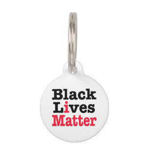 Black Lives Matter Pet Tag