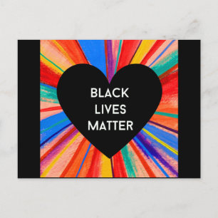 BLACK LIVES MATTER postcard