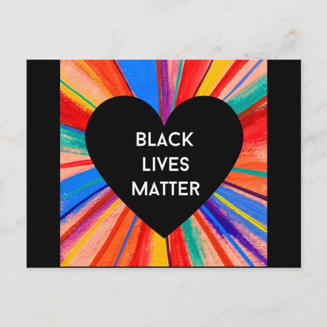 BLACK LIVES MATTER postcard (Front)