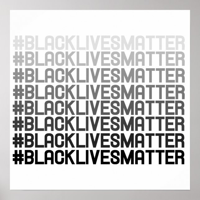 Black lives matter poster (Front)
