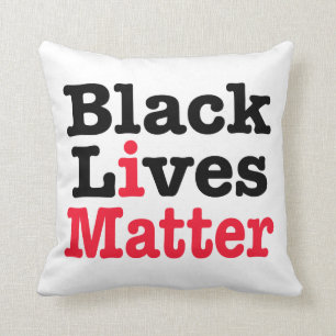 Black Lives Matter Throw Pillow