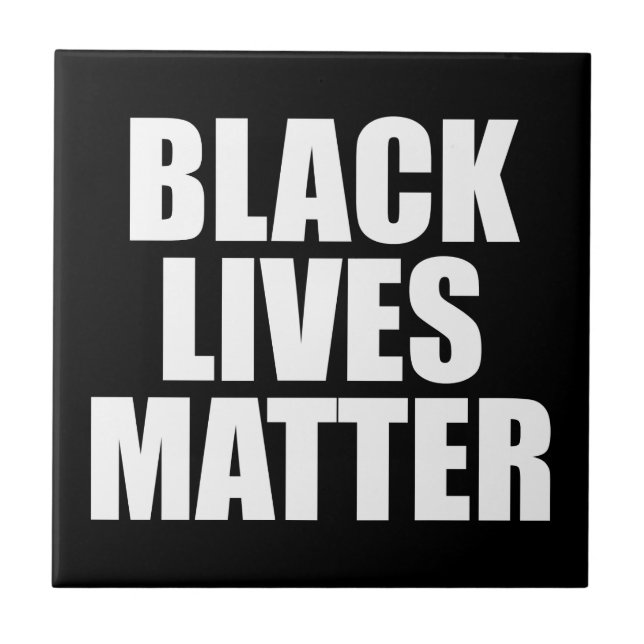 Black Lives Matter Tile (Front)