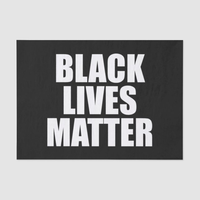 Black Lives Matter Tissue Paper (Front)