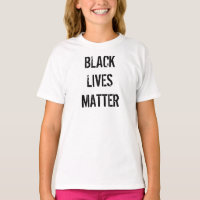 Black Lives Matter White T-Shirt | Kid's