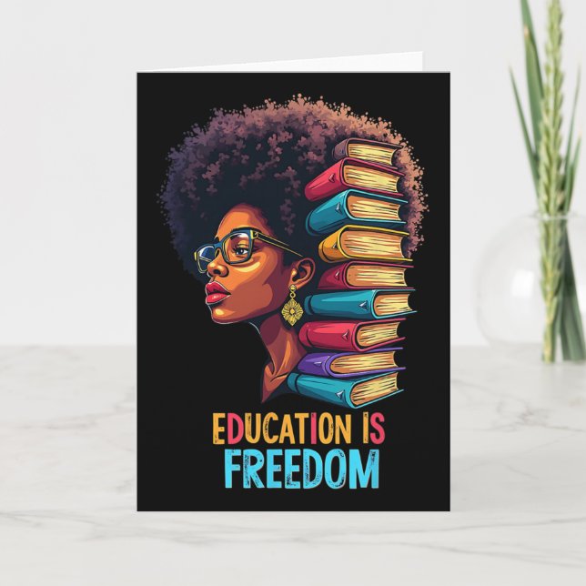 Black Lives Problem Blm Human Rights Black History Card (Front)