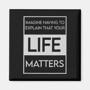 Black Lives Problem Blm Resist - Engage In The Det Magnet