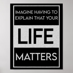 Black Lives Problem Blm Resist - Engage In The Det Poster