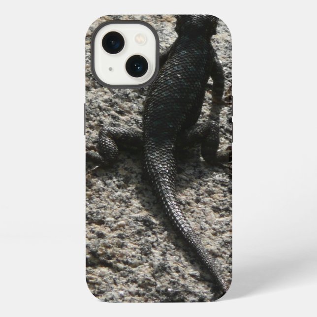 Black Lizard iPhone Case (Back)