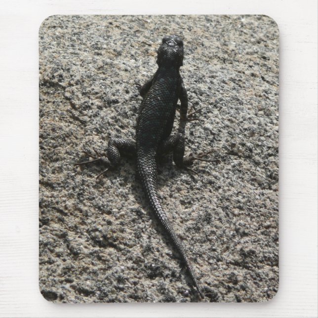 Black Lizard Mouse Pad (Front)