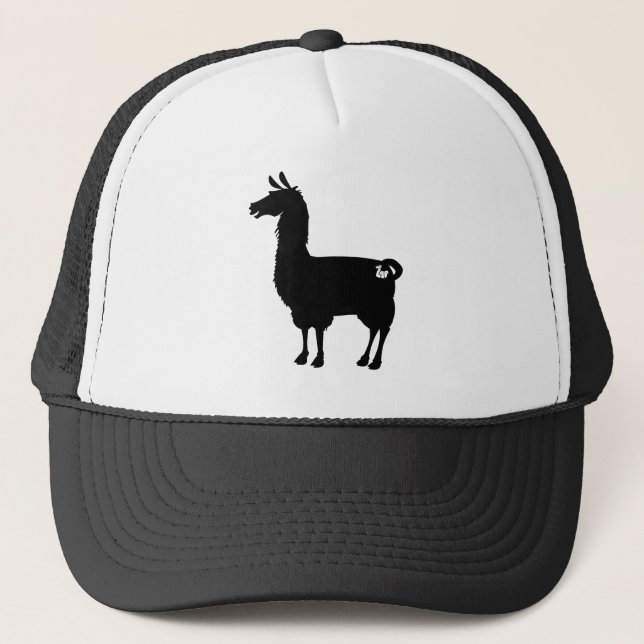 Black Llama Cap (Front)