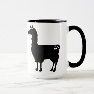 Black Llama Mug