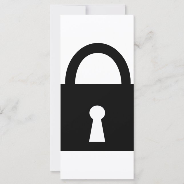 black lock icon (Front)