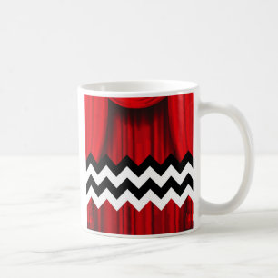 black lodge chevron coffee mug