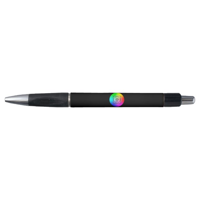 Black Logo Branding Corporate Gift pen (Front)