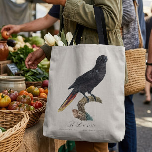 Black Lory or Red-Quilled Lory, Chalcopsitta atra Tote Bag