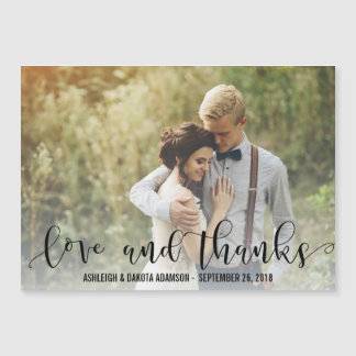 Black Love And Thanks Script | Personalized Photo