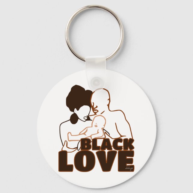 Black Love Brown Love Keychain (Front)