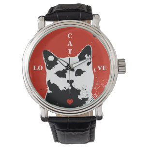 black love cat watch