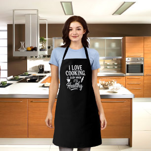 Black love cooking fun humour apron