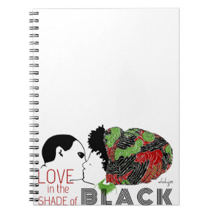 BLACK LOVE in GREEN & RED Notebook
