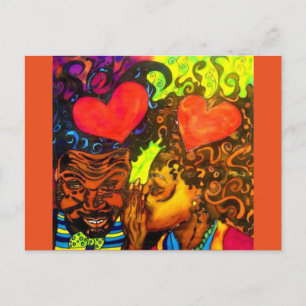 Black Love Poster Postcard