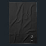 Black Love -The black series Kitchen Towel<br><div class="desc">Black Love -The black series</div>