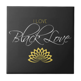 Black Love Tile