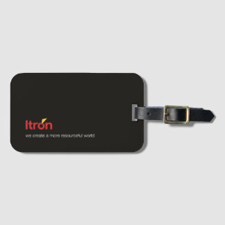 Black Luggage Tag