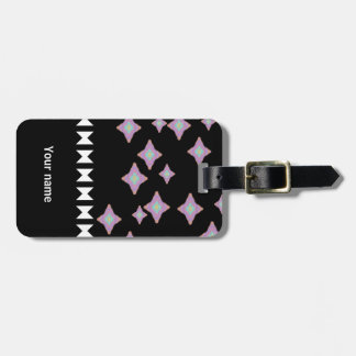 Black Luggage Tag with name tag
