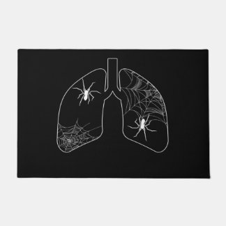 Black Lungs Spider Webs | Halloween Spider Doormat