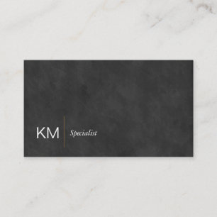 Black Lux Executive Simple Minimal Business Card