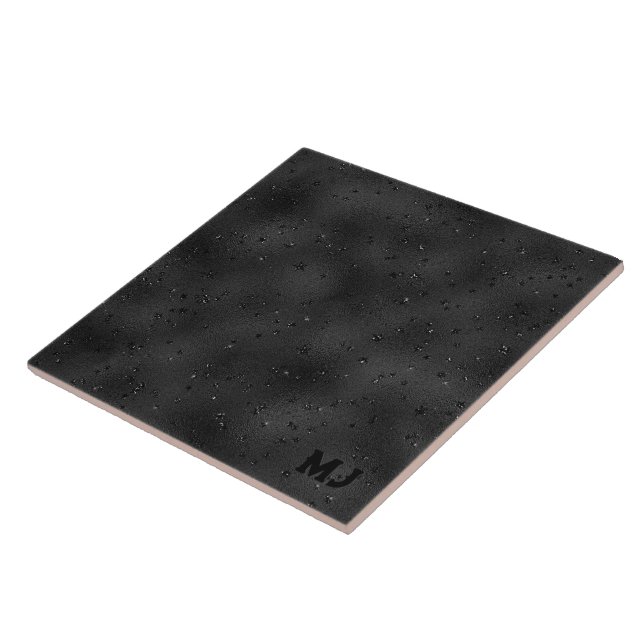 Black luxury sparkling background tile (Side)