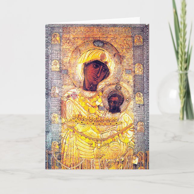 Black Madonna Holiday Card (Front)