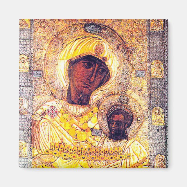 Black Madonna Magnet (Front)