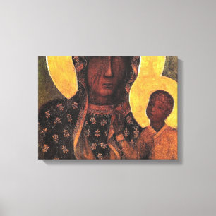 Black Madonna Poland Our Lady Of Czestochowa Canvas Print