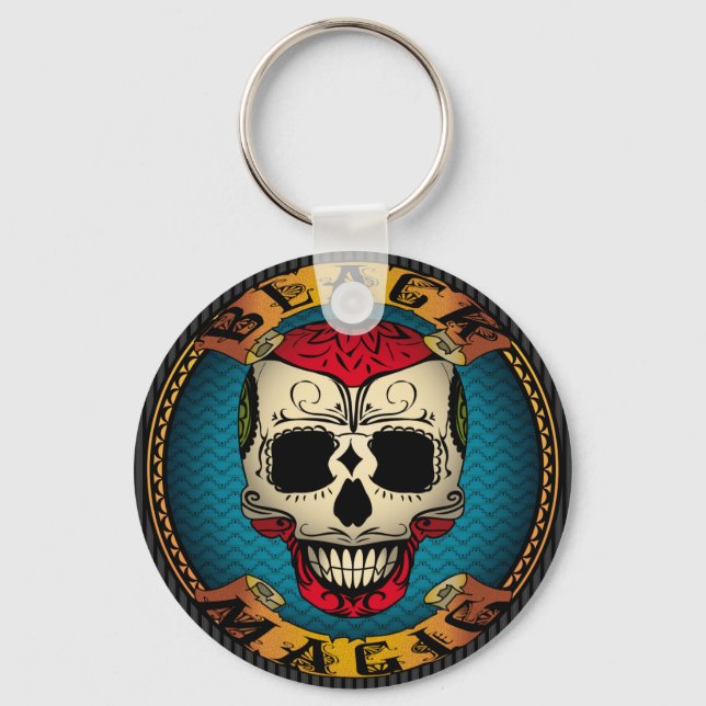 Black Magic Voodoo Keychain (Front)
